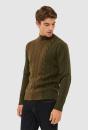 Two Tone Cable Knit