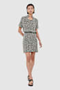 Tina Two Tone Mini Skirt