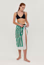 Tilda Silk Cotton Stripe Sarong