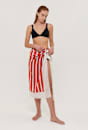 Tilda Silk Cotton Stripe Sarong