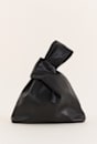 Faux Leather Knot Bag