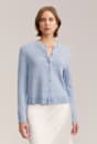 Elle Contrast Wool Cardigan