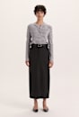 Nora Wool Cashmere Stripe Cardigan