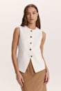 Dharma Crew Neck Longline Vest