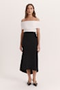 Mia Milano Fluted Skirt