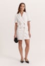 Dharma Pinstripe Blazer Dress