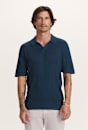 Nelson Linen Cotton Knit Polo