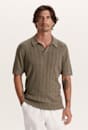 Nelson Linen Cotton Knit Polo