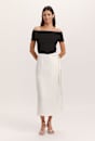 Jayde Wrap Midi Skirt