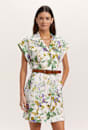 Wildflower Linen Mini Dress