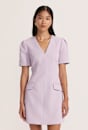 Dharma Stitch Detail Mini Dress