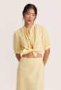 Lila Linen Puff Sleeve Shirt