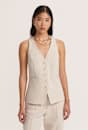 Sienna Linen Vest