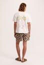 Oversized Costal Print Cotton Tee