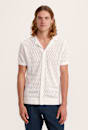 Luke Cotton Linen Knit Polo