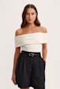 Sabine Short Sleeve Off Shoulder Top