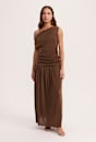 Serena Rouched Maxi Skirt