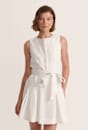 Lila Linen Mini Dress