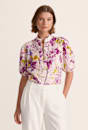 Wildflower Linen Puff Sleeve Blouse
