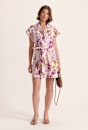 Wildflower Linen Mini Dress