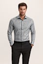 Lucian Long Sleeve Stretch Check Shirt