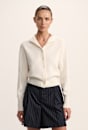 Boiled Wool Batwing Cardi