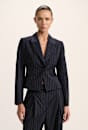 Polly Pinstripe Jacket