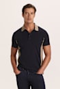 Andy Panelled Cotton Polo
