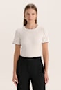 Emilie Tipped Ribbed Tee