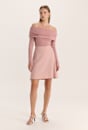 Celeste Wool Flippy Mini Skirt