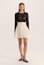 Viv Faux Leather Mini Skirt
