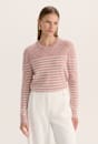 Nora Wool Cashmere Stripe Knit