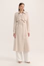 Karla Wool Longline Trench Coat