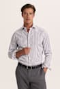 Calvin Long Sleeve Slim Stripe Shirt
