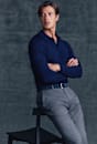 Franklin Merino Wool Long Sleeve Polo