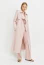 Karla Wool Longline Trench Coat