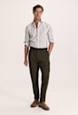 Calvin Long Sleeve Slim Stripe Shirt