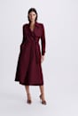 Karla Wool Longline Trench Coat
