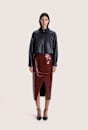 Viv Faux Leather Bomber