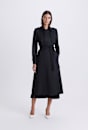 Karla Wool Longline Trench Coat