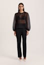 Demi Silk Organza Blouse
