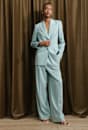 Suki Wide Leg Wool Pant