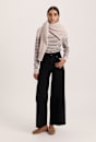 Anna Marine Wide Leg Jean