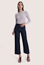 Ava Cropped Wide Leg Jean