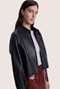 Viv Faux Leather Bomber