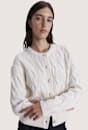 Nora Wool Cashmere Cable Cardi