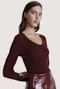 Clare Wool Scoop Neck