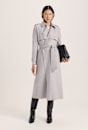Karla Wool Longline Trench Coat