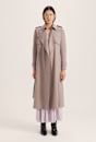 Karla Wool Longline Trench Coat