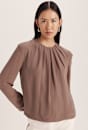 Willa Long Sleeve Tuck Detail Top